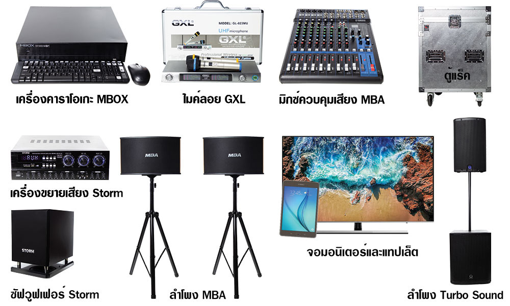 เช่าชุดคาราโอเกะ